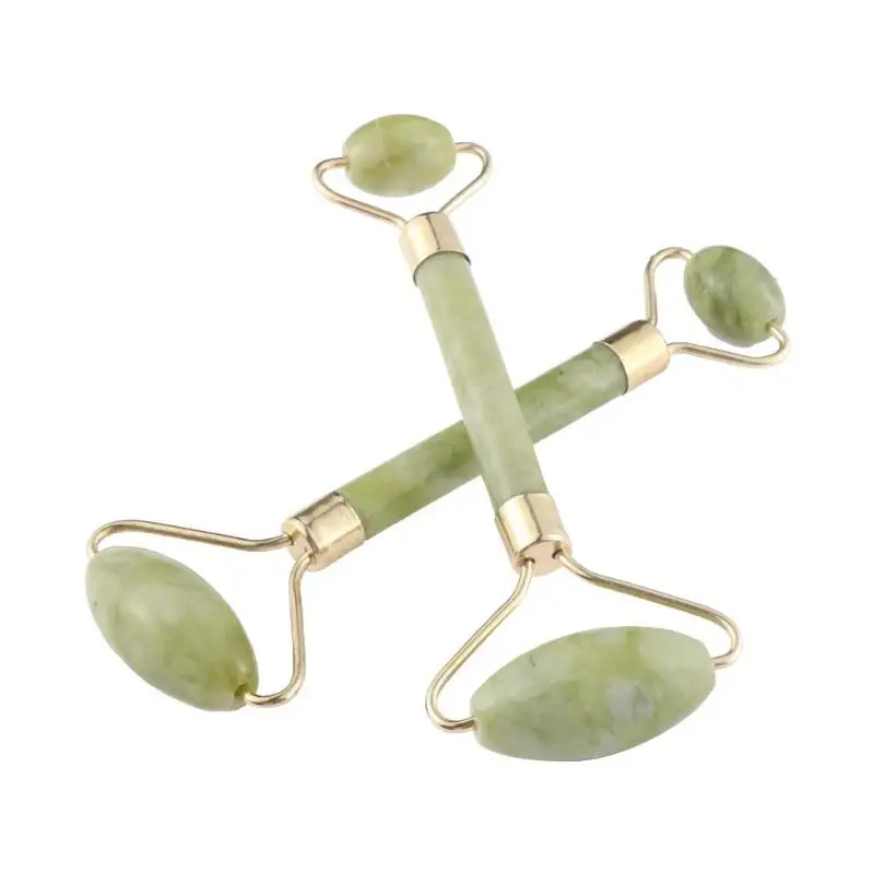 1pc Natural Double Head Green Jade Roller Facial Beauty Massage Tool Pure Natural Face Thin Relax Massager Facial Massage
1pc Natural Double Head Green Jade Roller Facial Beauty Massage Tool Pure Natural Face Thin Relax Massager Facial Massage