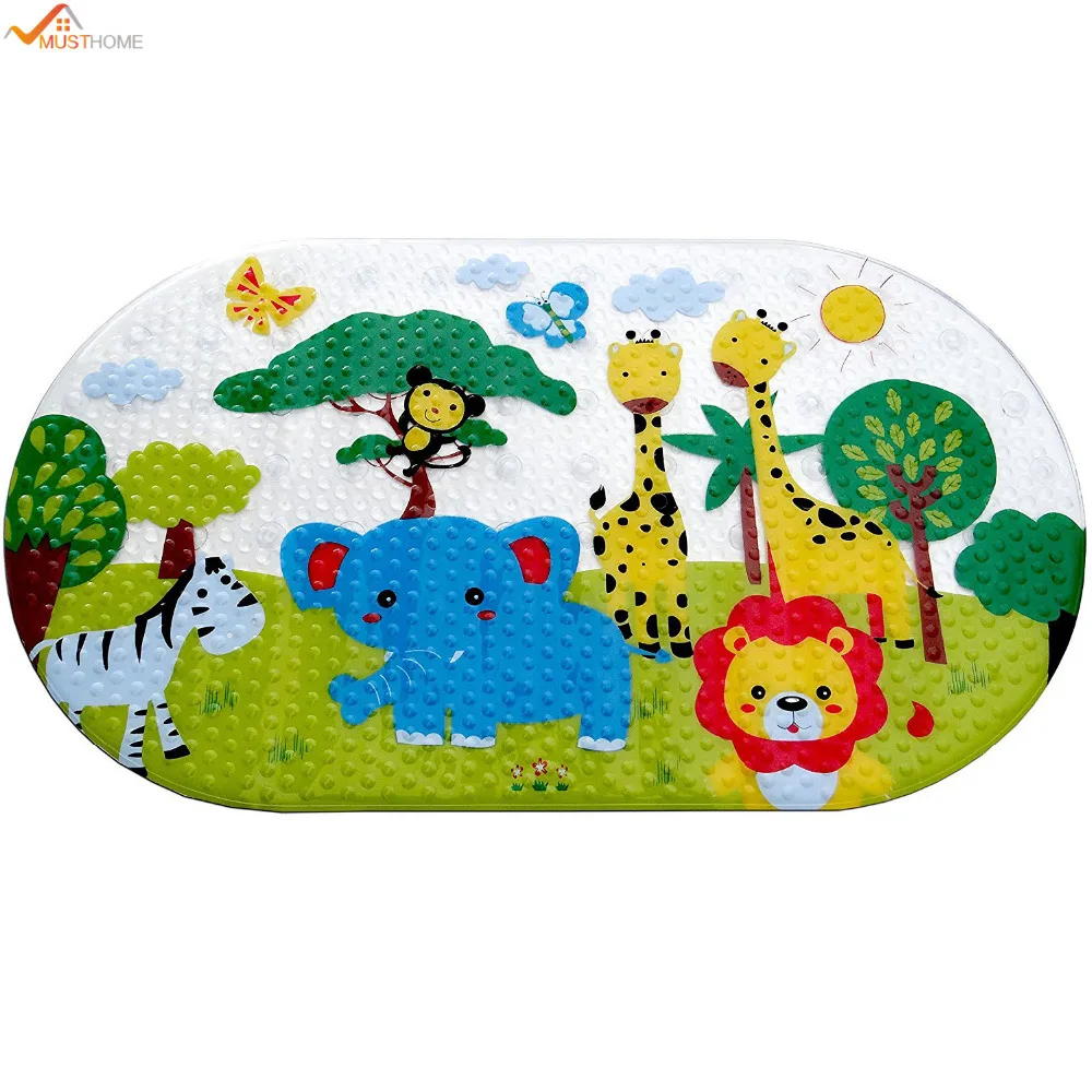 39cmx69cm Non-Slip Baby Bath Mats Shower Mat for Kids 29"W x 16''L Fits Any Size Bath Tub
39cmx69cm Non-Slip Baby Bath Mats Shower Mat for Kids 29"W x 16''L Fits Any Size Bath Tub
