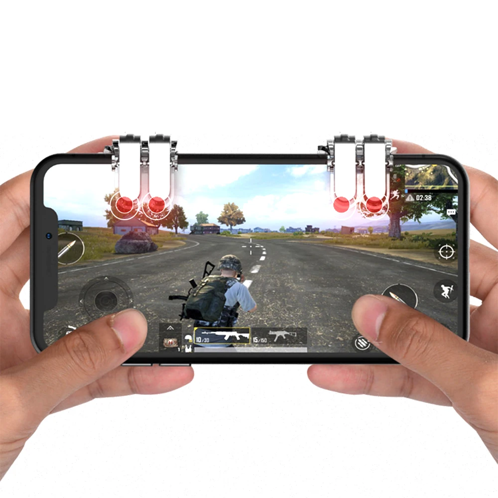 PUBG game button firepower smart key mobile phone game bar game L1R1 PUBG shooting game controller
PUBG game button firepower smart key mobile phone game bar game L1R1 PUBG shooting game controller