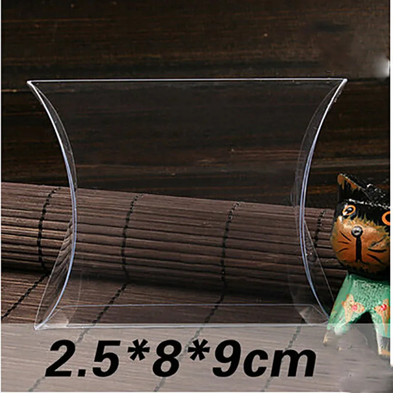 100pcs Clear PVC Pillow Boxes Wedding Favor/ Baby Shower/Bridal Candy Gift Box Cheap Souvenir Packing lembrancinhas de casamento
100pcs Clear PVC Pillow Boxes Wedding Favor/ Baby Shower/Bridal Candy Gift Box Cheap Souvenir Packing lembrancinhas de casamento