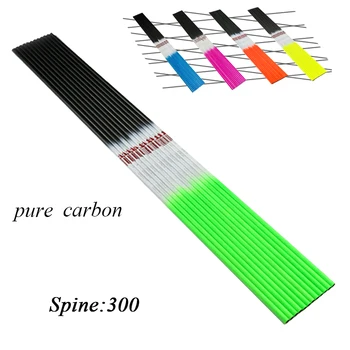 12pcs Linkboy Archery Pure Carbon Shaft ID6.2MM OD 7.6MM Spine300 for traditional Bow and Arrow Hunting 
12pcs Linkboy Archery Pure Carbon Shaft ID6.2MM OD 7.6MM Spine300 for traditional Bow and Arrow Hunting