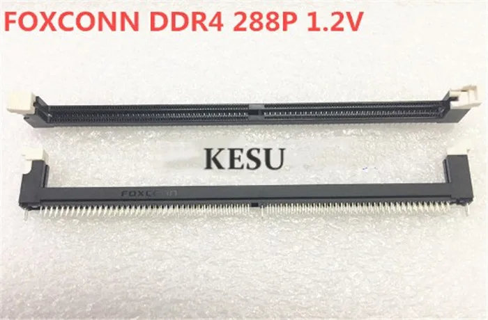 DDR4 288P 288Pin 288-Pin 1.2V Connectors Computer desktop Memory Slot Sockets Black color
DDR4 288P 288Pin 288-Pin 1.2V Connectors Computer desktop Memory Slot Sockets Black color