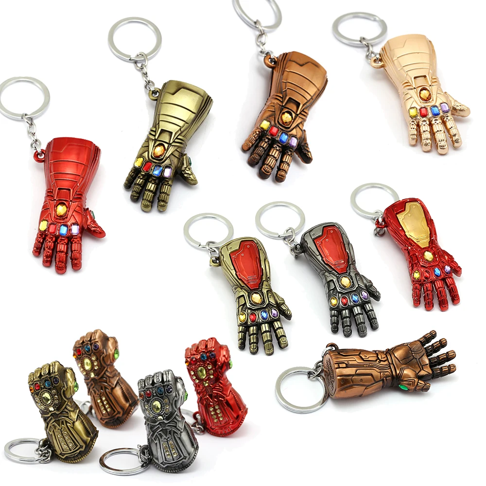 New Avengers Iron Man Glove Keychain Marvel Endgame Infinite Power Gauntlet Keyrings Key Chains Metal Pendant Jewelry llaveros
New Avengers Iron Man Glove Keychain Marvel Endgame Infinite Power Gauntlet Keyrings Key Chains Metal Pendant Jewelry llaveros