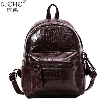 Fashion Women Backpacks Girl Mini PU Leather Backpack Female Crocodile pattern Bookbag Gift Backbag Backpack Schoolbag for Girls
Fashion Women Backpacks Girl Mini PU Leather Backpack Female Crocodile pattern Bookbag Gift Backbag Backpack Schoolbag for Girls