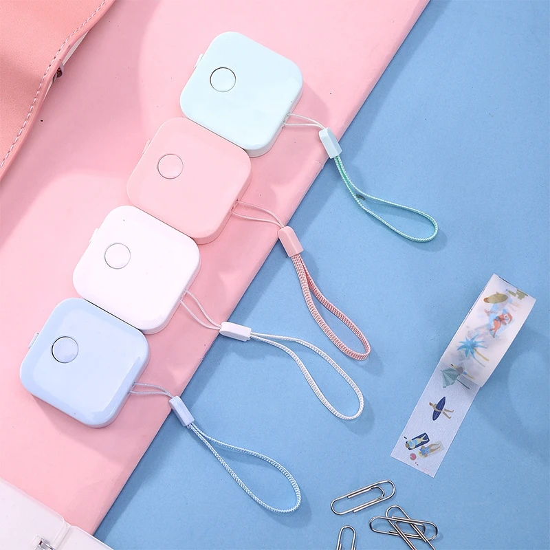1Pcs Candy Color Soft Rulers Portable 60inch 150CM Retractable Tapeline Measuring Drawing Ruler School Stationery
1Pcs Candy Color Soft Rulers Portable 60inch 150CM Retractable Tapeline Measuring Drawing Ruler School Stationery