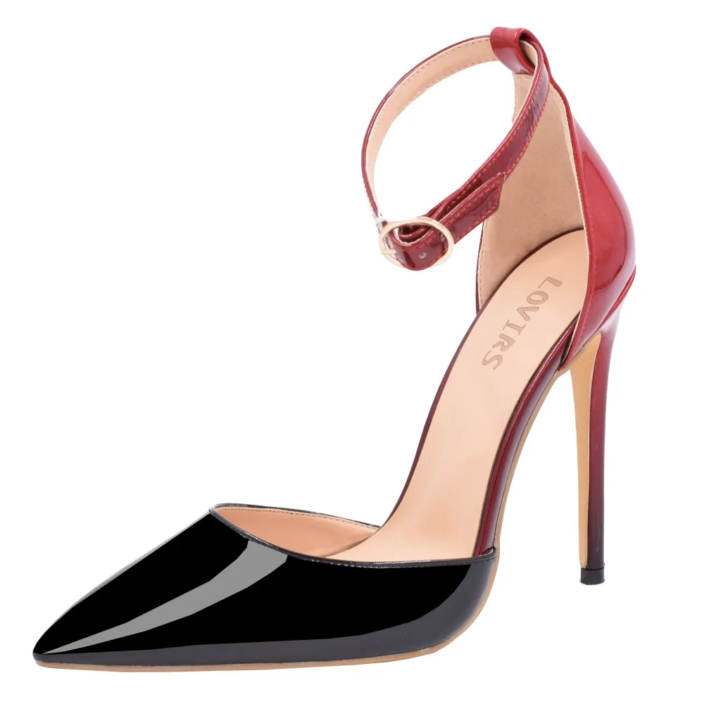 Lovirs Women's Pointed Toe 12cm High Heel Pumps Gradient Color Ankle Strap Stiletto Wedding Party Shoes US5-15
Lovirs Women's Pointed Toe 12cm High Heel Pumps Gradient Color Ankle Strap Stiletto Wedding Party Shoes US5-15