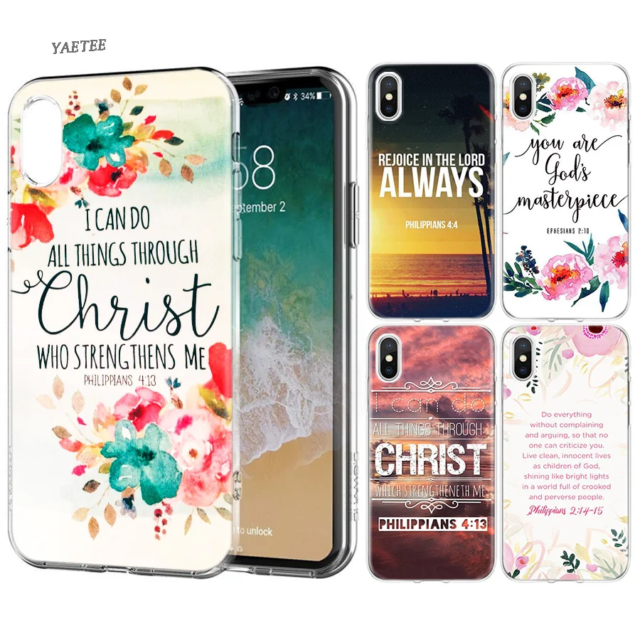 Bible verse Philippians Jesus Christ Christian Silicone Phone Case For Apple iPhone 6 6S 7 8 Plus X XS MAX XR 5S 5C SE 5 Cover
Bible verse Philippians Jesus Christ Christian Silicone Phone Case For Apple iPhone 6 6S 7 8 Plus X XS MAX XR 5S 5C SE 5 Cover