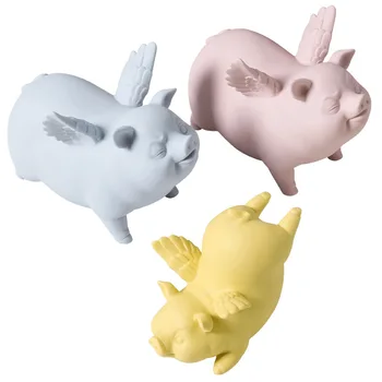 Nordic Creative Ceramic Flying Pig Figurines Ornaments Desktop Crafts Cartoon Colored Pig Statues Home Decoration Birthday Gifts
Nordic Creative Ceramic Flying Pig Figurines Ornaments Desktop Crafts Cartoon Colored Pig Statues Home Decoration Birthday Gifts
