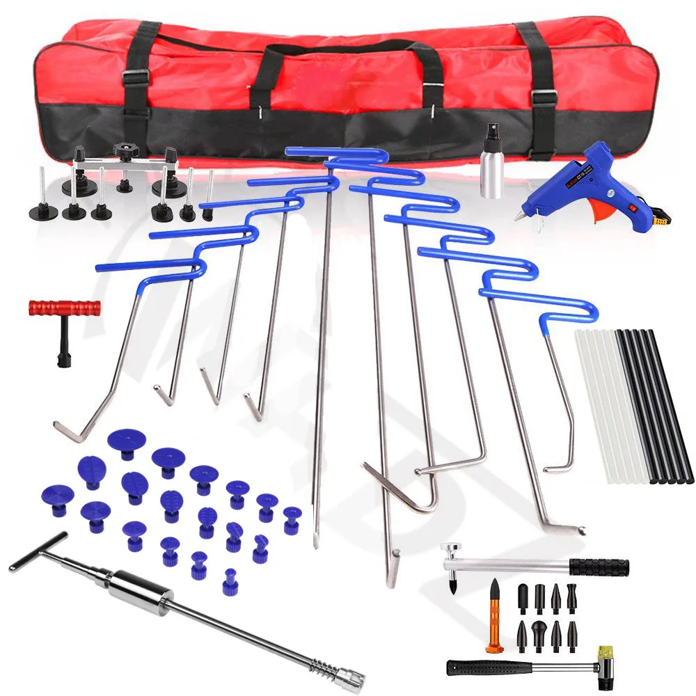 PDR tools Rods Hooks Car Crowbar repair hammer hand Tools push hooks Paintless Dent Repair Tools Dent Removal Tool Set
PDR tools Rods Hooks Car Crowbar repair hammer hand Tools push hooks Paintless Dent Repair Tools Dent Removal Tool Set
