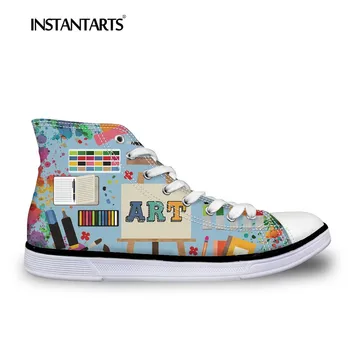 INSTNTARTS Women High-top Canvas Shoes Art Teacher Print Woman Sneakers Casual Lacing Flat Shoes Female Teen Girl Vulcanize Shoe
INSTNTARTS Women High-top Canvas Shoes Art Teacher Print Woman Sneakers Casual Lacing Flat Shoes Female Teen Girl Vulcanize Shoe