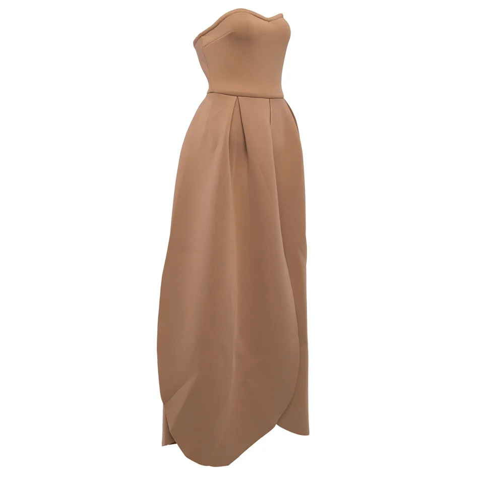 Sexy-Strapless-Vestido-Maxi-Elegante-Material-de-Mergulho-Mangas-Assim-tricas-Hem-Cintura-Alta-Moda-P (4)