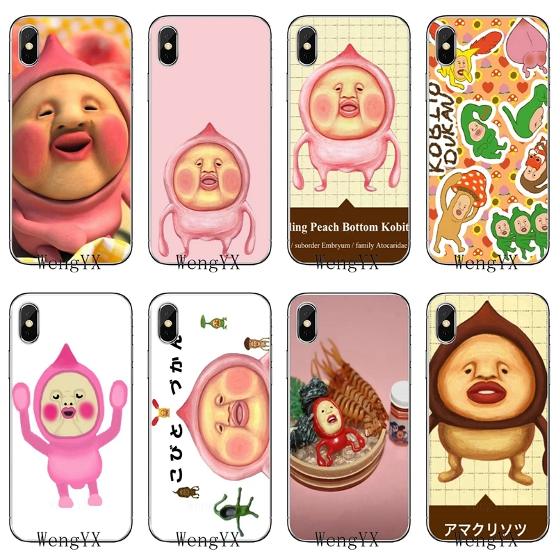 For Apple iPhone X XR XS Max 8 7 plus 6s 6 plus SE 5s 5c 5 4s 4 Japan Cute cartoon Kobito Peach pink TPU Soft phone cover case
For Apple iPhone X XR XS Max 8 7 plus 6s 6 plus SE 5s 5c 5 4s 4 Japan Cute cartoon Kobito Peach pink TPU Soft phone cover case
