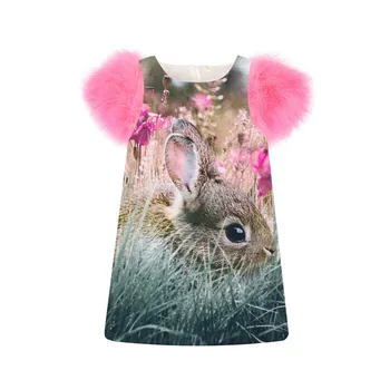 baby Girls Dress fashion rabbit printing Spring/Autumn faux fur sleeve girls dress Toddler Kids Dresses Children Clothing
baby Girls Dress fashion rabbit printing Spring/Autumn faux fur sleeve girls dress Toddler Kids Dresses Children Clothing