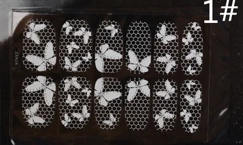 by dhl or ems 2000pcs White Lace Art Nail Sticker Decals Summer style makeup gel polish beauty tools french manicure
by dhl or ems 2000pcs White Lace Art Nail Sticker Decals Summer style makeup gel polish beauty tools french manicure