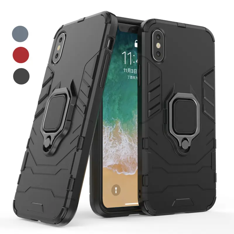 Luxury Case for Apple iPhone X Phone Cover Coque iPhone X Case Ring Holder Robot Car Magnetic 360 Protective Back case iPhoneX
Luxury Case for Apple iPhone X Phone Cover Coque iPhone X Case Ring Holder Robot Car Magnetic 360 Protective Back case iPhoneX