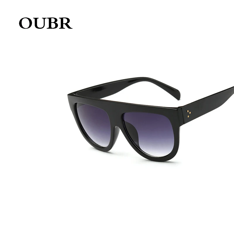 

OUBR retro ladies sunglasses women's brand classic black sunglasses men's trend gradient lens sunglasses UV400 sunglasses