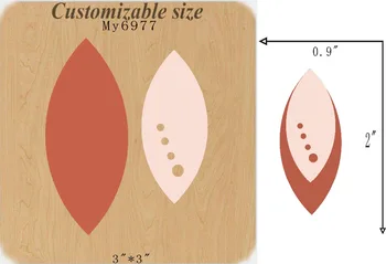 Two Leaf Earrings- wooden die cutting & Wooden dies fit /// Scrabooking
Two Leaf Earrings- wooden die cutting & Wooden dies fit /// Scrabooking