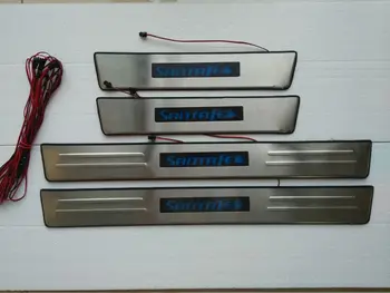 With Blue LED light High quality stainless steel Scuff Plate/Door Sill for 2013 Hyundai Santa Fe ix45 Car styling
With Blue LED light High quality stainless steel Scuff Plate/Door Sill for 2013 Hyundai Santa Fe ix45 Car styling