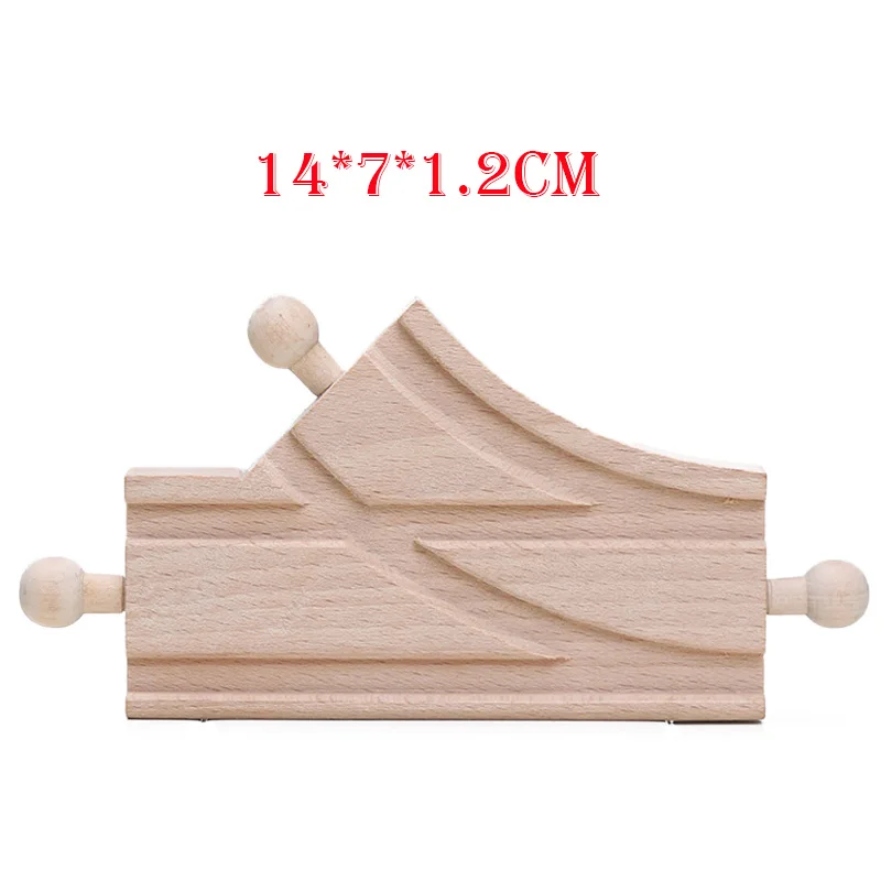 Friends 14*7*1.2cm Short Curved Switch Tracks for Wooden Train Railway Fits Major Brands Wooden Railway System bloques
Friends 14*7*1.2cm Short Curved Switch Tracks for Wooden Train Railway Fits Major Brands Wooden Railway System bloques