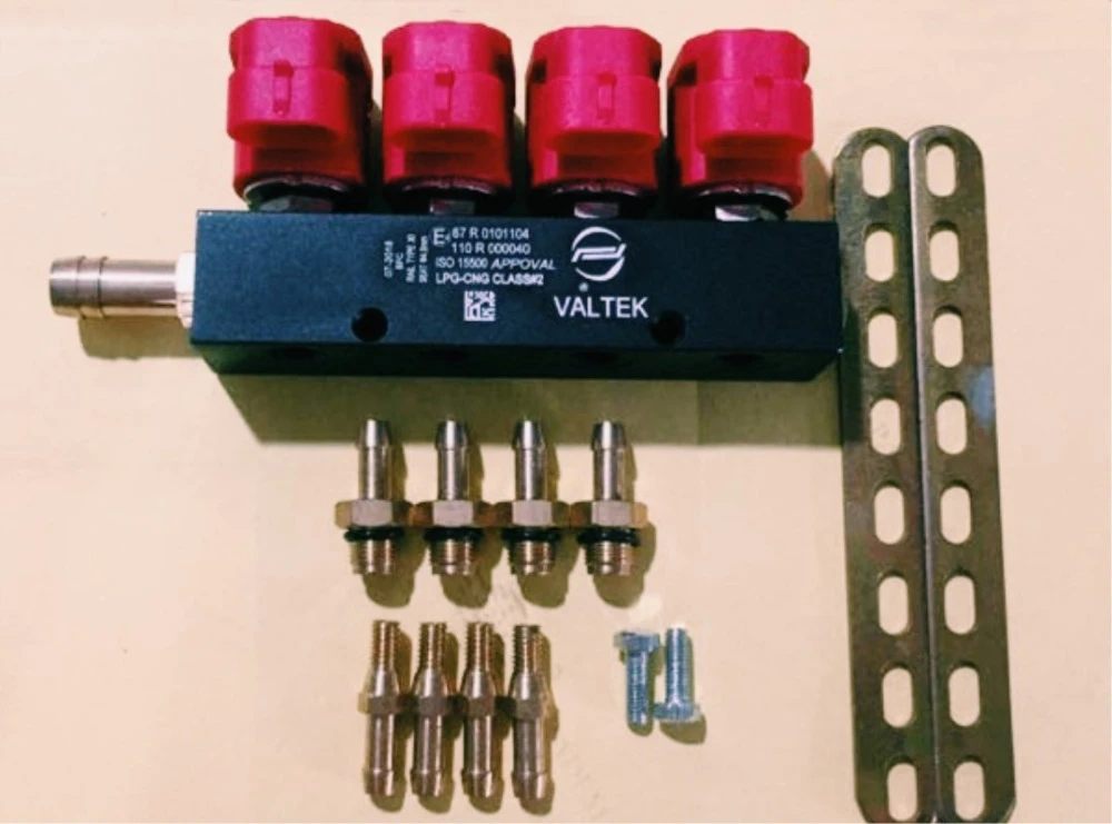 LPG/CNG Injection Rail for 4 Cylinder for Multipoint Sequential Injection Systems
LPG/CNG Injection Rail for 4 Cylinder for Multipoint Sequential Injection Systems