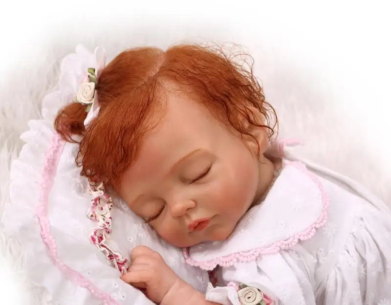 More Realistic Soft Silicone Reborn Sleeping Baby Doll Girl Toy 40cm Lifelike Newborn Girl Babies Child Kids Best Birthday Gift
More Realistic Soft Silicone Reborn Sleeping Baby Doll Girl Toy 40cm Lifelike Newborn Girl Babies Child Kids Best Birthday Gift