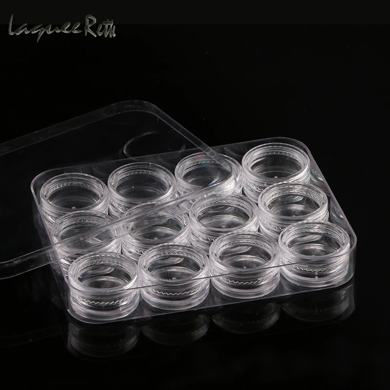 12 Empty Pots Bottle Acrylic Nail Art Box Case Portable Storage Container Nail Art Rhinestone Decoration Medicine Pill Boxes
12 Empty Pots Bottle Acrylic Nail Art Box Case Portable Storage Container Nail Art Rhinestone Decoration Medicine Pill Boxes