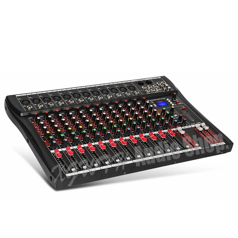 12 channel DJ Mixer KTV Stage Wedding Performance Conference Room Mixer Reverberation Bluetooth 48V Phantom Power
12 channel DJ Mixer KTV Stage Wedding Performance Conference Room Mixer Reverberation Bluetooth 48V Phantom Power
