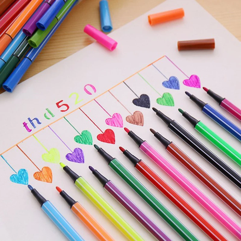 12 Colors Professional Watercolor Brush Markers Anime Manga Graffiti Sketch Drawing Pens For Painting Stationery Art Supplies
12 Colors Professional Watercolor Brush Markers Anime Manga Graffiti Sketch Drawing Pens For Painting Stationery Art Supplies
