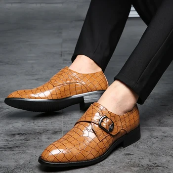 Luxury Brand Italian Dress Shoes 2020 High Quality Crocodile Pattern Men Wedding Leather Shoes Fashion Men Business Formal Shoes
Luxury Brand Italian Dress Shoes 2020 High Quality Crocodile Pattern Men Wedding Leather Shoes Fashion Men Business Formal Shoes