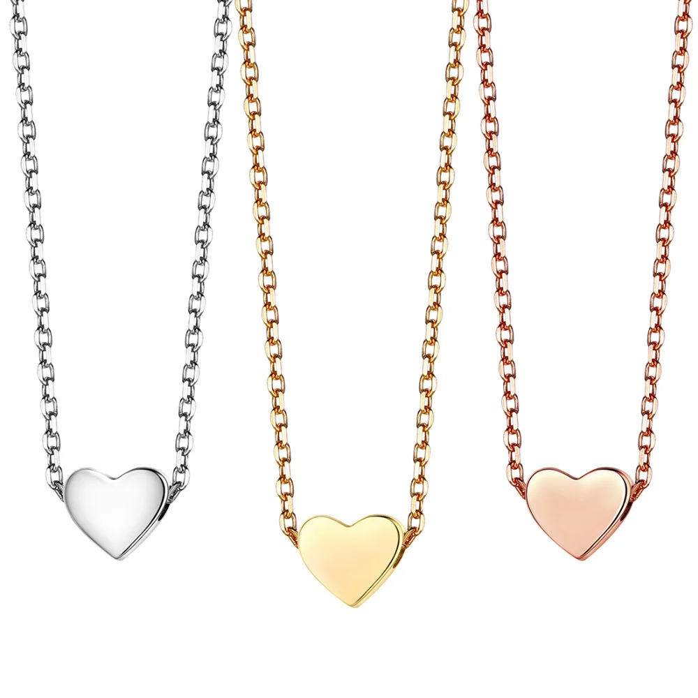 Kpop 925 Sterling Silver Love Pendant Wedding Bridal Jewelry Gold Color Dainty Heart Shape Charm Necklace Gifts for Women P6517
Kpop 925 Sterling Silver Love Pendant Wedding Bridal Jewelry Gold Color Dainty Heart Shape Charm Necklace Gifts for Women P6517