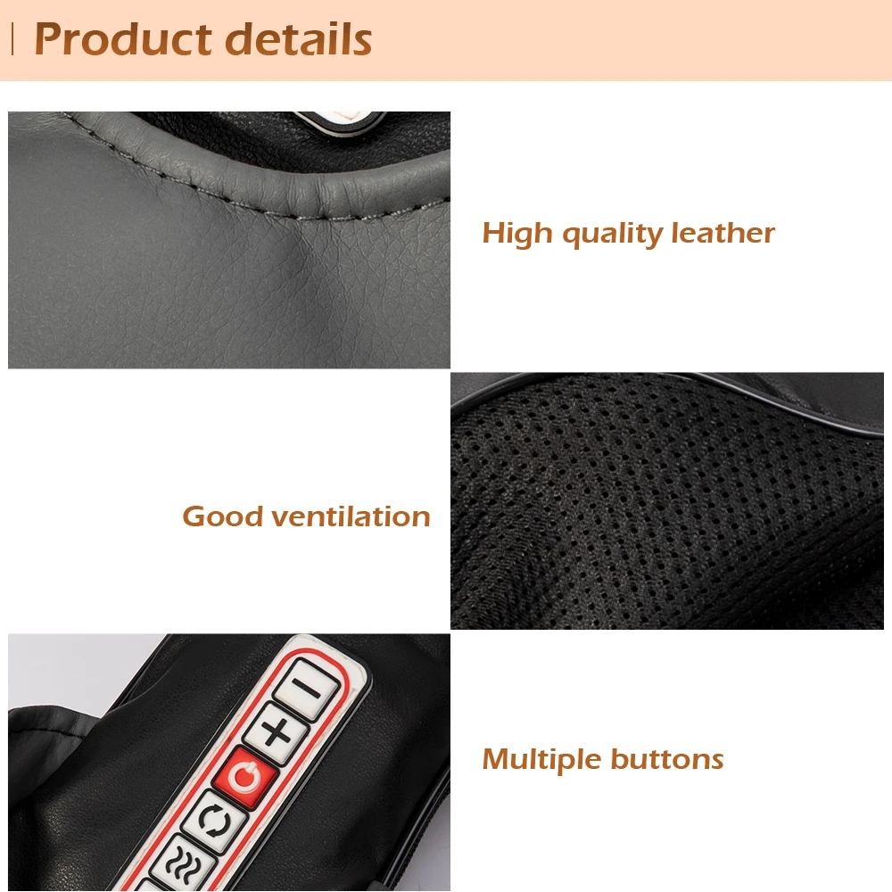 Electrical Shiatsu Back Neck Shoulder Body Infrared Heated Kneading Massager For Car/Home 7 Electrical Shiatsu Back Neck Shoulder Body Infrared Heated Kneading Massager For Car/Home 7