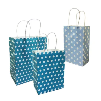 10 Pcs Festival Gift Dot paper Bag Recyclable Blue Paper Bag With Handles 3 Size for choose
10 Pcs Festival Gift Dot paper Bag Recyclable Blue Paper Bag With Handles 3 Size for choose