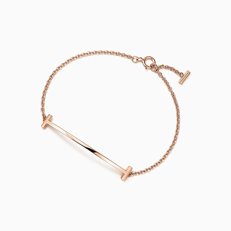 SHINETUNG TIFF Original 100% S925 Sterling Silver Rose Gold Smiley Pendant Trendy Bracelet Women Logo Fine High-End Jewelry
SHINETUNG TIFF Original 100% S925 Sterling Silver Rose Gold Smiley Pendant Trendy Bracelet Women Logo Fine High-End Jewelry