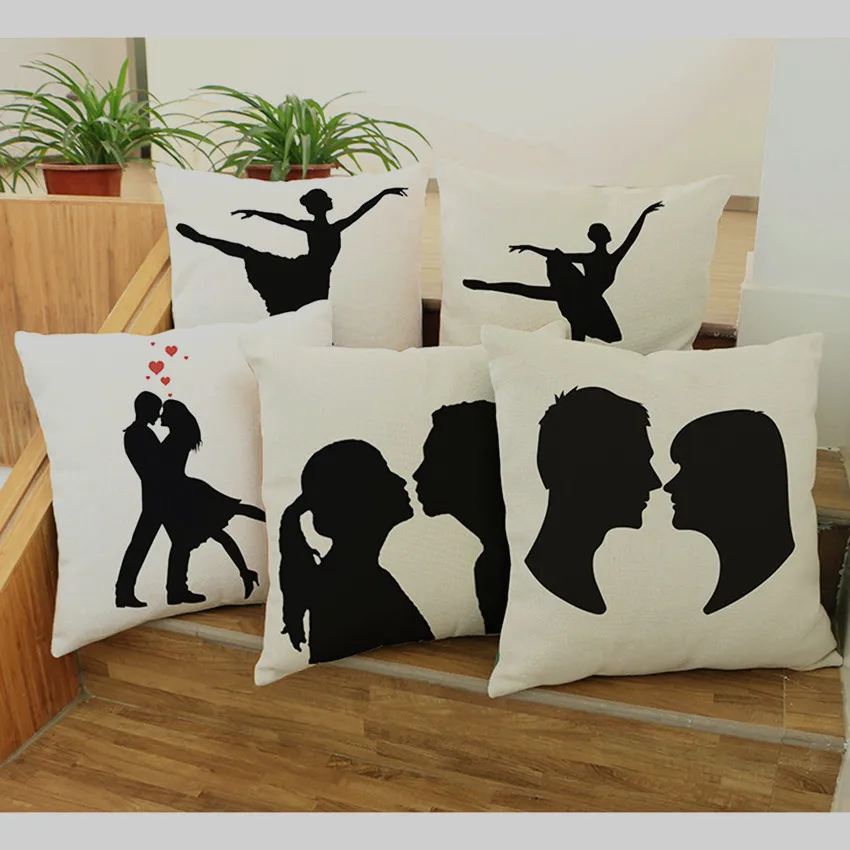 Elegant Romantic Beige Ballet and Love Cushion Valentine Day Sofa Chair Waist Pillowcase 45*45cm Pillowcase Home Textile
Elegant Romantic Beige Ballet and Love Cushion Valentine Day Sofa Chair Waist Pillowcase 45*45cm Pillowcase Home Textile