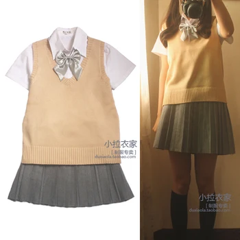 Spring and Autumn Cosplay Costume 4 Piece Set Suit JK Women Girls Sailor Uniform British Style Academic School Uniform Costume
Spring and Autumn Cosplay Costume 4 Piece Set Suit JK Women Girls Sailor Uniform British Style Academic School Uniform Costume