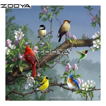 ZOOYA Diamond Embroidery 5D Six Bird Branches Flowers Animal Diamond Painting Cross Stitch Square Rhinestone Mosaic BK922
ZOOYA Diamond Embroidery 5D Six Bird Branches Flowers Animal Diamond Painting Cross Stitch Square Rhinestone Mosaic BK922