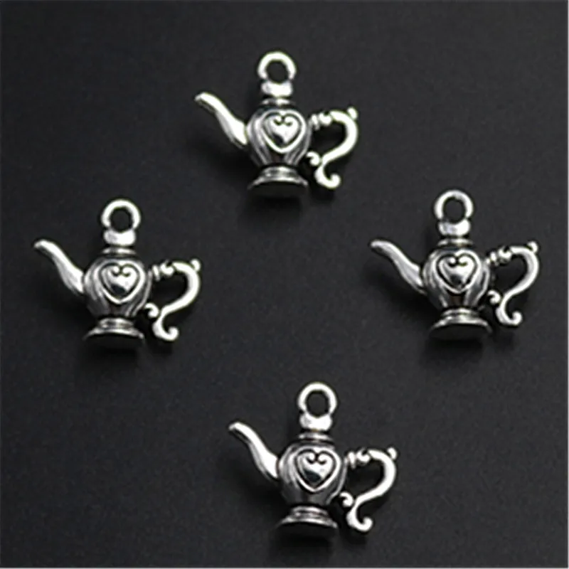 WKOUD 6pcs Silver Plated 3D Vintage Persian Teapot Charm Bracelet Necklace DIY Handmade Metal Jewelry Alloy Pendants A1223
WKOUD 6pcs Silver Plated 3D Vintage Persian Teapot Charm Bracelet Necklace DIY Handmade Metal Jewelry Alloy Pendants A1223