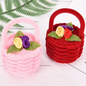 1pc Jewelry Storagebox Rose Flower Basket Design Women Finger Ring Earring Display Box Case Wedding Decoration Jewelry Organizer
1pc Jewelry Storagebox Rose Flower Basket Design Women Finger Ring Earring Display Box Case Wedding Decoration Jewelry Organizer