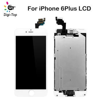 Digi-Top 20Pcs/Lot LCD Touch Screen For iPhone 6 Plus Display Digitizer Assembly Replacement+Home Button+Camera AAA High Quality
Digi-Top 20Pcs/Lot LCD Touch Screen For iPhone 6 Plus Display Digitizer Assembly Replacement+Home Button+Camera AAA High Quality