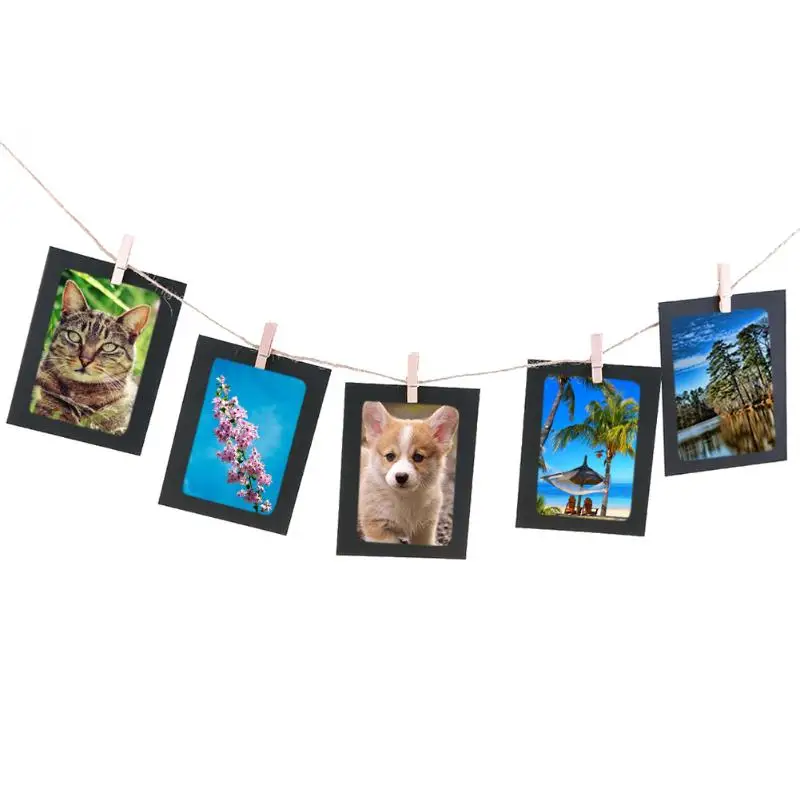 10pcs/pack Combination Wall Photo Frame DIY Hanging Wall Photos Paper Picture Album Craft With Wood Clips Home Decoration Gifts
10pcs/pack Combination Wall Photo Frame DIY Hanging Wall Photos Paper Picture Album Craft With Wood Clips Home Decoration Gifts