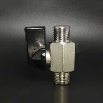 1/4" 3/8" 1/2" BSP Male Thread Two Way Brass Mini Ball Valve Air Compressor Valve For Water Oil Air
1/4" 3/8" 1/2" BSP Male Thread Two Way Brass Mini Ball Valve Air Compressor Valve For Water Oil Air