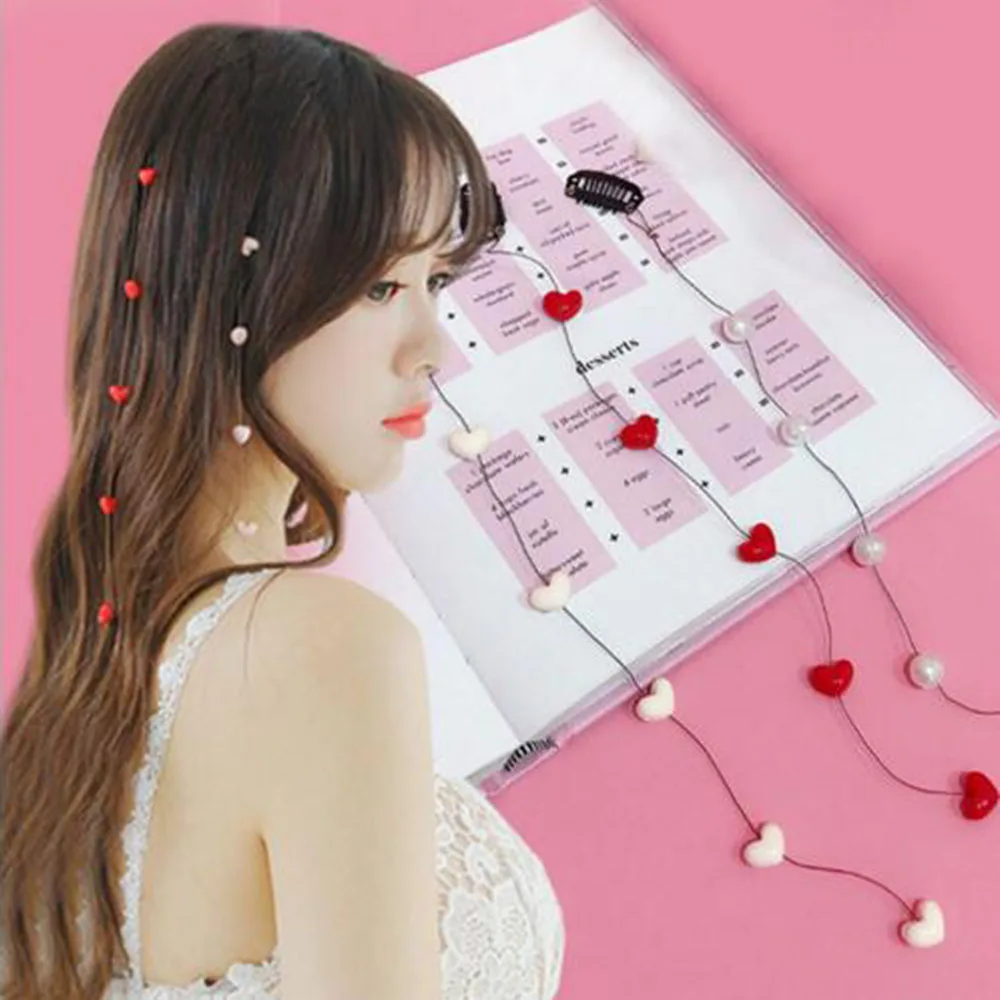 Fashion 1PC Womem Simple Pearls Beads Invisible Hairclips Couple Heart Hairpins Hair Clip Hair Accessories Girls Headwear
Fashion 1PC Womem Simple Pearls Beads Invisible Hairclips Couple Heart Hairpins Hair Clip Hair Accessories Girls Headwear