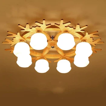 Led ceiling light modern Nordic style restaurant lights bedroom study ceiling lamp personality solid wood living room lamp wood
Led ceiling light modern Nordic style restaurant lights bedroom study ceiling lamp personality solid wood living room lamp wood