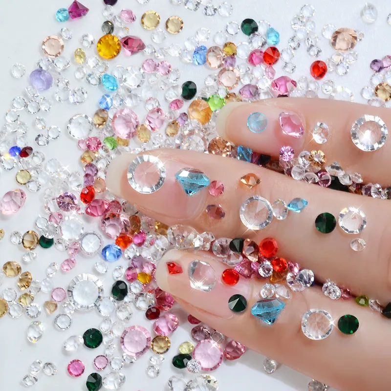 Nail Jewelry 1 Bag Transparent AB Resin Nail Art Gem Diamond Glitter Crystal Sorting Rhinestones Beads Nail Art Decorations
Nail Jewelry 1 Bag Transparent AB Resin Nail Art Gem Diamond Glitter Crystal Sorting Rhinestones Beads Nail Art Decorations