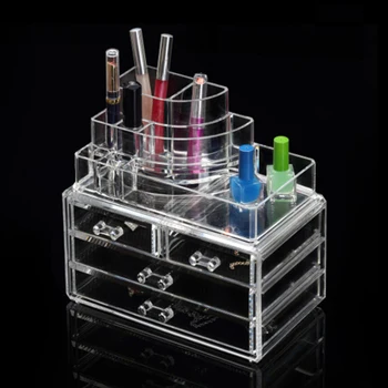 2019 High Grade Plastic Stackable Divider Desk Make Up Storage Box Clear Transparent Acrylic Cosmetic Makeup Organizer
2019 High Grade Plastic Stackable Divider Desk Make Up Storage Box Clear Transparent Acrylic Cosmetic Makeup Organizer