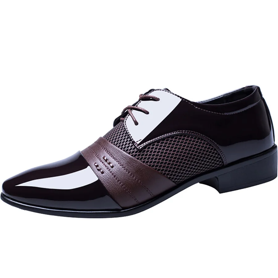 Paint Surface Mirror Strap Mesh New Men'S Business Dress Shoes Extra Large Foreign Trade Men'S Shoes Cross-Border Shoes Men
Paint Surface Mirror Strap Mesh New Men'S Business Dress Shoes Extra Large Foreign Trade Men'S Shoes Cross-Border Shoes Men