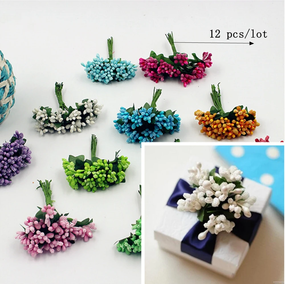 12PCS/lot Mulberry Party Artificial Flower Stamen Wire Stem/Marriage Leaves Stamen Wedding Box Decoration
12PCS/lot Mulberry Party Artificial Flower Stamen Wire Stem/Marriage Leaves Stamen Wedding Box Decoration