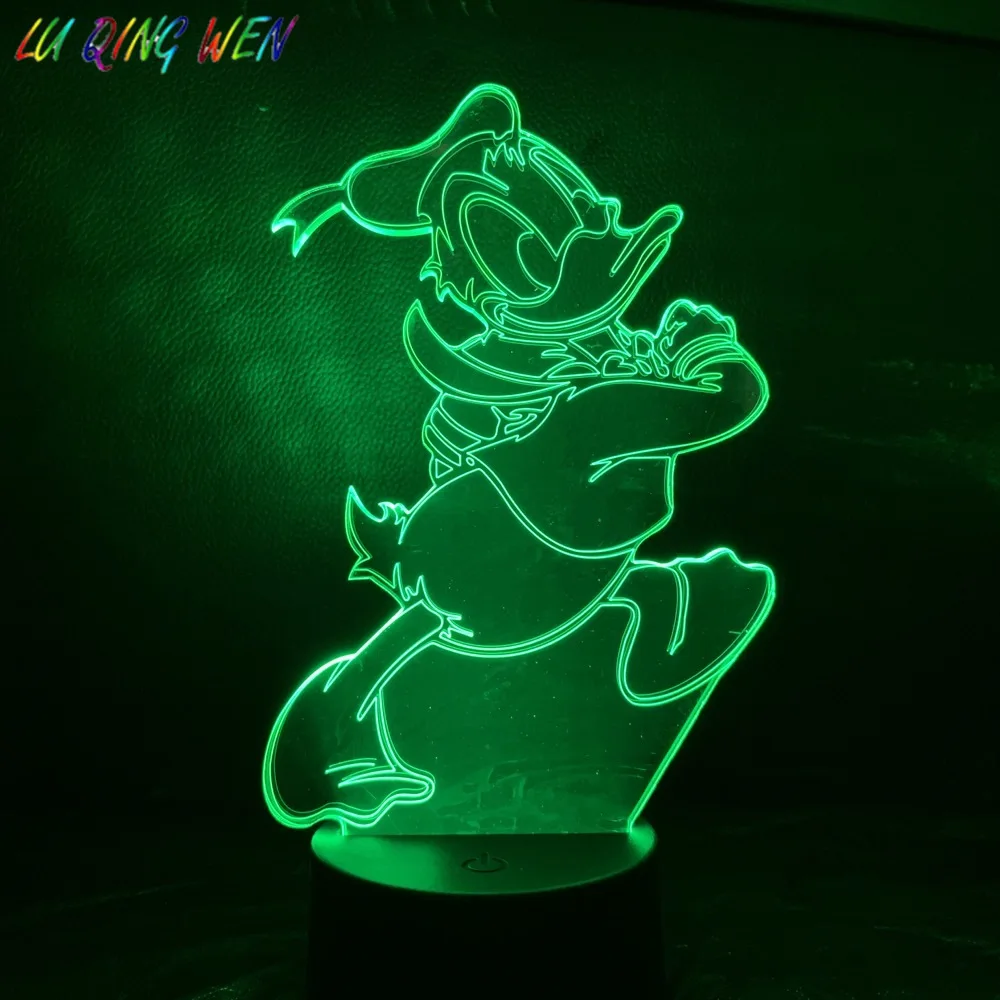 Cartoon Donald Duck 3D Night Light LED USB Touch Sensor Hoom Decorative Lights Child Kids Baby Nightlight Donald Duck Night Lamp
Cartoon Donald Duck 3D Night Light LED USB Touch Sensor Hoom Decorative Lights Child Kids Baby Nightlight Donald Duck Night Lamp