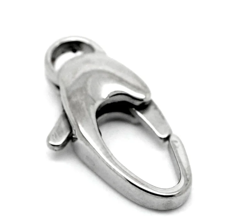 LASPERAL 5PCs Silver Tone Stainless Steel Lobster Clasps For Bracelets Necklaces DIY Jewelry Findings Accessories 20x10mm
LASPERAL 5PCs Silver Tone Stainless Steel Lobster Clasps For Bracelets Necklaces DIY Jewelry Findings Accessories 20x10mm