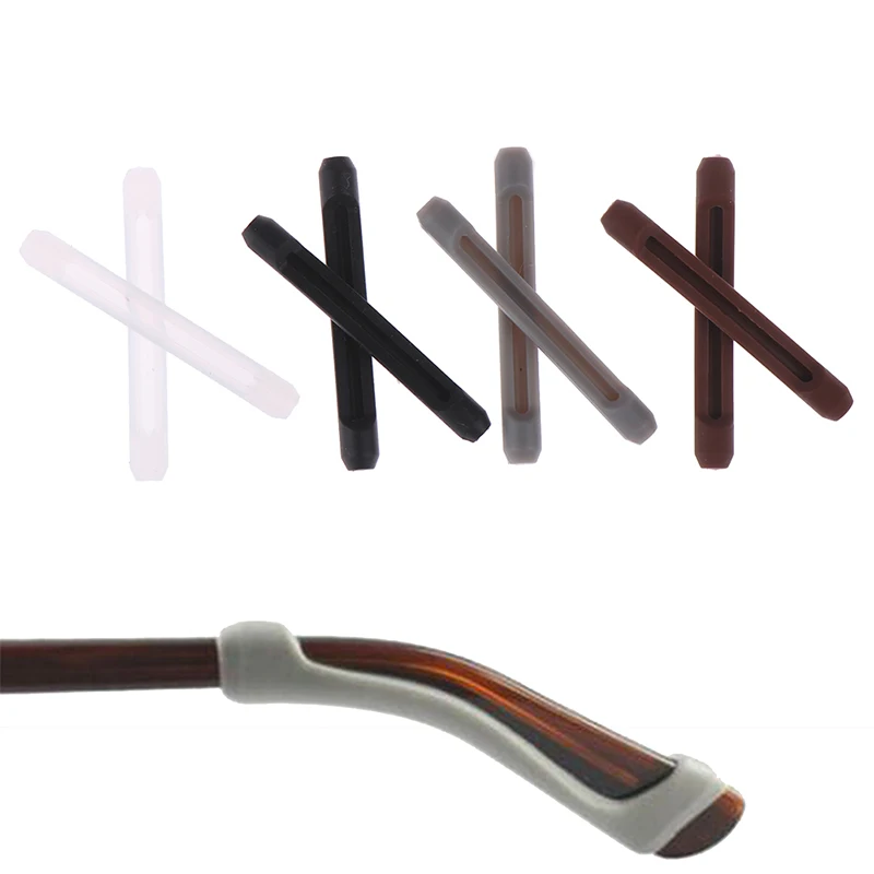 1 Pairs Glasses Anti-slip Cover Ear Hook Silicone Anti-Slip Holder For Sunglasses Eyeglass Leg Temple Tips Black | Аксессуары для